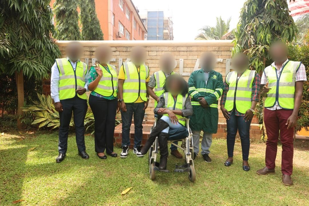 SCL learners and trainers after a course